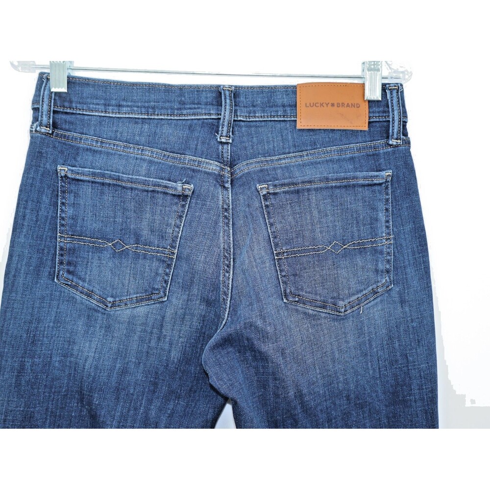 Women’s Lucky Brand Sweet Mid Rise Straight Denim Jeans Blue Size 8/29A - Picture 5 of 7